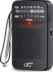 LTC Audio Ραδιοφωνάκι Μπαταρίας Μαύρο LTC Audio Ραδιοφωνάκι Μπαταρίας Μαύρο