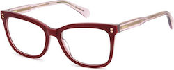 Polaroid Damen Acetat Schmetterling Rote Brille...