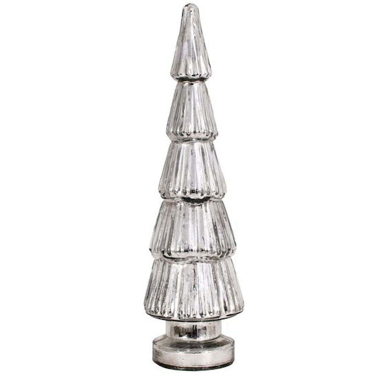 Beleuchtet Weihnachtsdekoration Baum Klassisch 47cm Silber