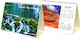 Next Landscapes of the World Monthly Desk Diary 2026 Spiral 14x17cm