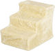 Pawhut Folding Pet Stairs 3 Steps Washable Cove...