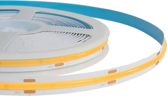 GloboStar Ταινία LED Bee 24V Φυσικό Λευκό Φως 5m Τύπου COB