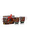 Set 2 Căni de Crăciun Santa 300cc