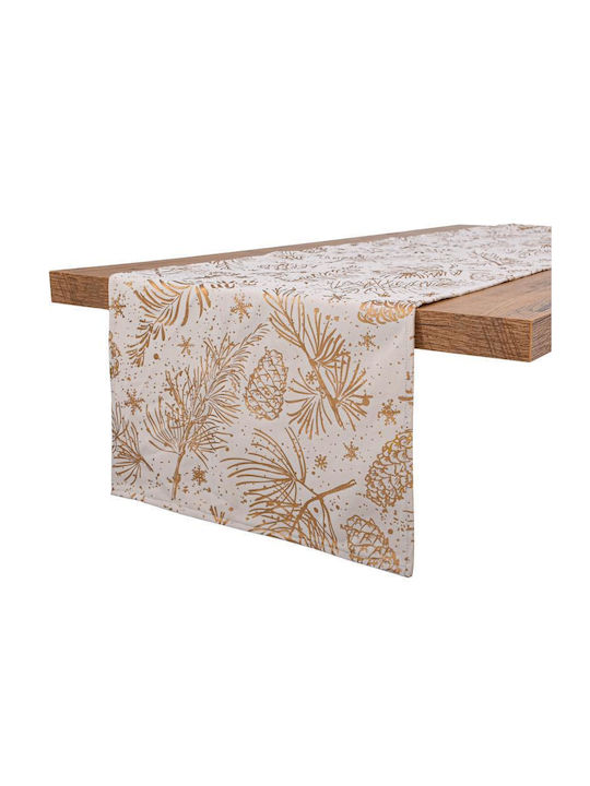 Decorative Christmas Runner Fylliana Fl286 Beig...