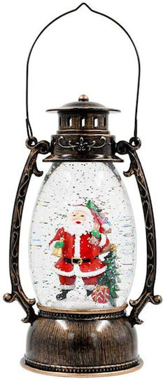 Decorative Christmas Lantern Fylliana Fl2112 Music & Usb Gold 24x14x11cm