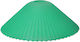 Glass Portable Replacement E14 Green 22.5x8cm Sinialo 2900553