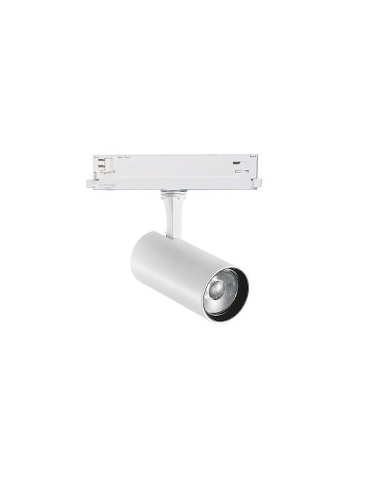 Ideal Lux Single LED Natural White Spot in White Color