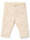 Kids Leggings Long Beige Little Goose