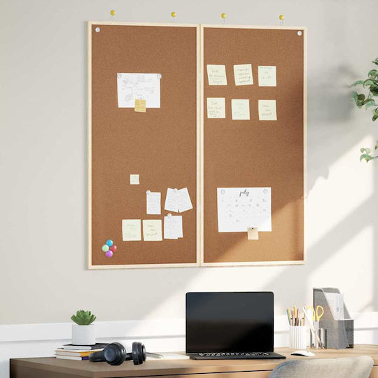 vidaXL Kork Pinnwand 100x140cm