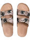 Flache Sandalen für Damen in Braun Farbe