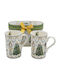 Christmas Mug Set 2 Pieces Box Fylliana Fl005 Nutcracker 8x11cm