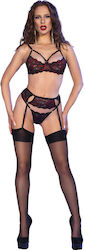 Sexy Lingerie Sets Chilirose Cr-4698 Black-Red ...