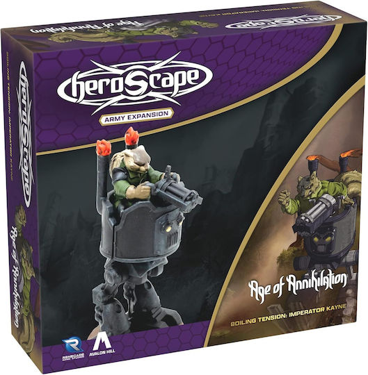 Heroscape Imperator Kayne Army Expansion 1 Assembled Unpainted Figure & 1 Army Card Miniatures Game Accessory Battle Add-on