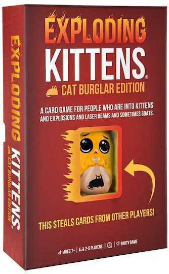 Επιτραπέζιο Παιχνίδι Exploding Kittens: Cat Burglar Edition για 2-5 Παίκτες 7+ Ετών (EN) Exploding Kittens