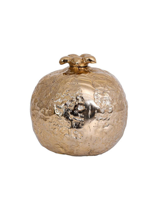 Fylliana Fl19918 Handmade Tabletop Lucky Charm Pomegranate Gold Ceramic 11x11cm 1pcs