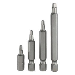 Spap 2x100 Quadrat Schraubendreher-Bits Impact 4101049