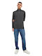 Langarm Pullover Grau Mel