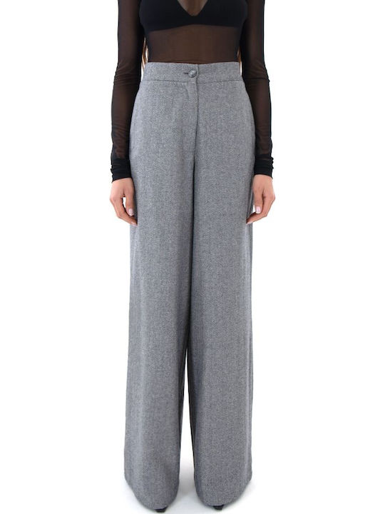Damen Stoff Hose Gray