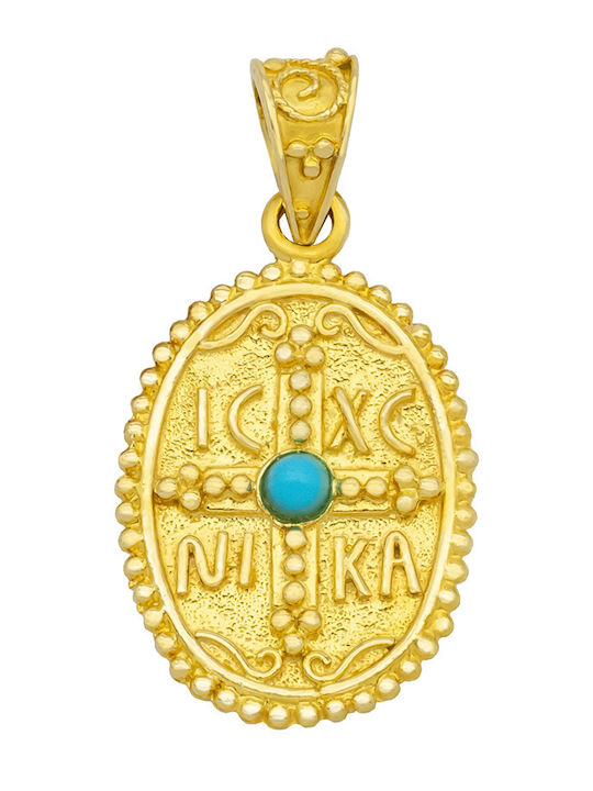 Savvas Design Charm Φυλαχτό από Χρυσό 14Κ