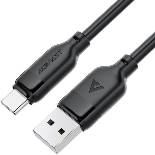 Acefast USB 2.0 Kabel USB-C männlich - USB-A 18W Schwarz 1.2m
