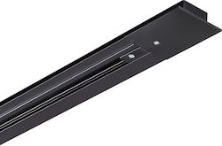 Ράγα Χωνευτή Μονοφασική Μαύρο 300cm Link Mono 344966 Ideal Lux 344966