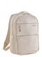 Miquelrius Tasche Rucksack für Laptop 16" in Beige Farbe