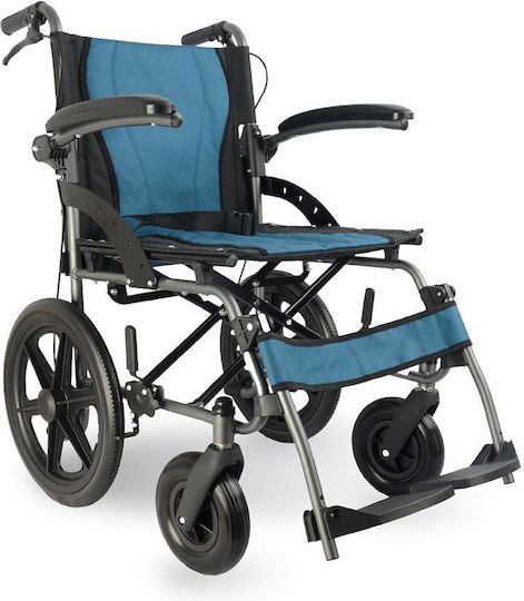Medical Brace Инвалидна Количка 14" Сгъваема MB.W2004-5-6 Сива