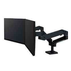 Ergotron LX Pro Dual Monitor Stand Desk Mounted up to 27"