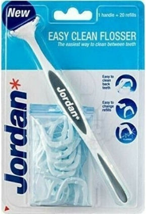 Jordan Various Colors Dental Floss with Handle 20pcs