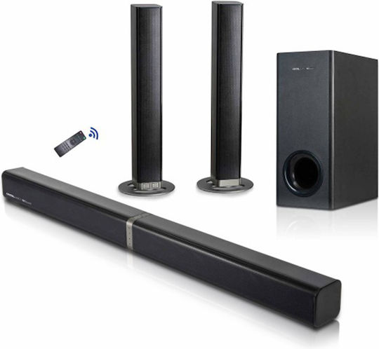 WiSound HD-320 Soundbar 2.1 HDMI 320W με Τηλεχειριστήριο