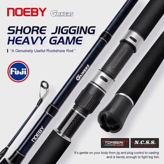 Noeby Gainers Fishing Rod for Shore Jigging with Reel 2.6m 60-200gr