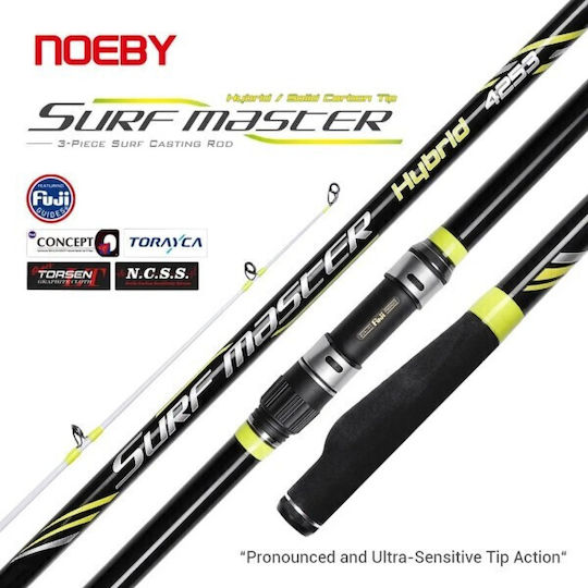 Noeby Surf Master Hubrid Καλάμι Ψαρέματος για Surf Casting 4.25m με Μηχανισμό 250gr