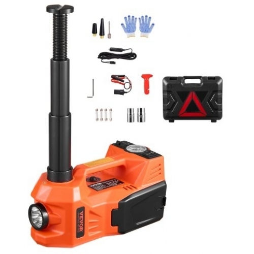 Vevor Adjustable Electric Car Jack 5 Tons 11000 Lbs 4.99 Kg Jack Set Safe Hammer