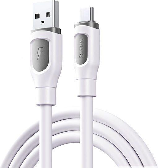 Remax Series USB 2.0 Cable USB-C male - USB-A Λευκό 1m RC-C113