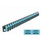 Delock Delock 43366 Front Patch Panel 19" 24-port Sc Duplex Om3 Case Light Blue
