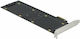 Delock PCI Express X2 Card 4 x HDD SSD SATA 22 Pin Data + Power RAID Delock 90433