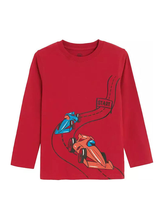 Cool Club Kids' Shirt Long Sleeve Red CCB3111546
