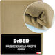Drbed Protective Cover King Size with Skirt Beige 220x200cm