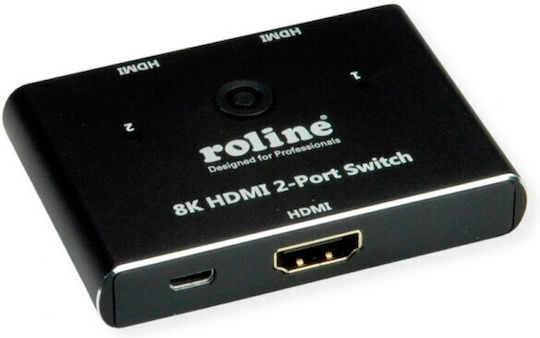 Roline Hdmi Switch 8k60hz 2 Ports Roline 14.01.3592