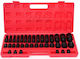 Kraft & Dele Căpăcei Pneumatic - Pneumatic Lungi cu Patrat de Prindere 1/2" Set 35buc
