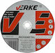 Verke Disc de tăiere Metalic 230mm