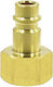 Pneumatic Connector Verke 3/8" Brass V81372