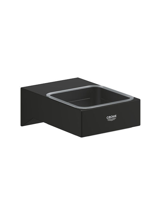 Grohe Selection Cube Seifenschale Glas Schwarz 4067393019541