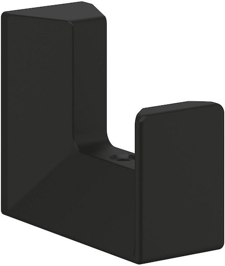 Grohe Selection Cube Άγκιστρο Μπάνιου Μονό με Βίδες ​4.6x4cm Μαύρο