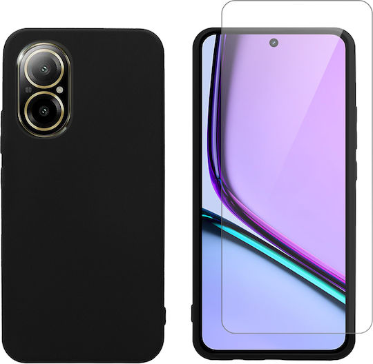 Redshield Back Cover Σιλικόνης Σετ με Τζαμάκι (Realme C67)