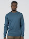 Long Sleeve Sweater Petrol Melange