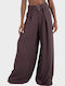 Pants Women's Fabric Trousers Black, Purple