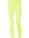 Damen Stoff Capri Hose Gelb