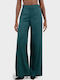 Γυναικεία Παντελόνα σε Relaxed Εφαρμογή Dark Green