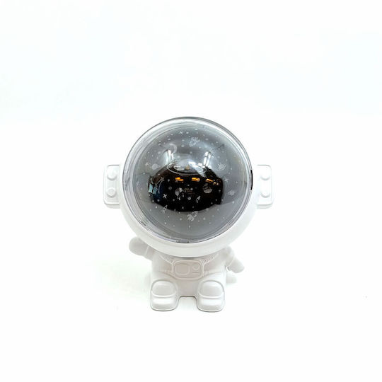 TS Collection Kids Projector Lamp with Star Projection White 12x11x10εκ.